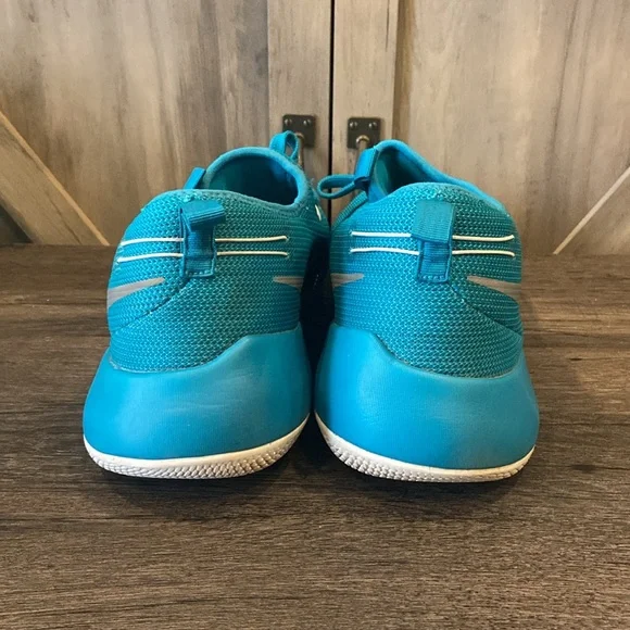 Nike Hypershift Turquoise Blue Athletic Sneakers size 17 - Picture 5 of 8